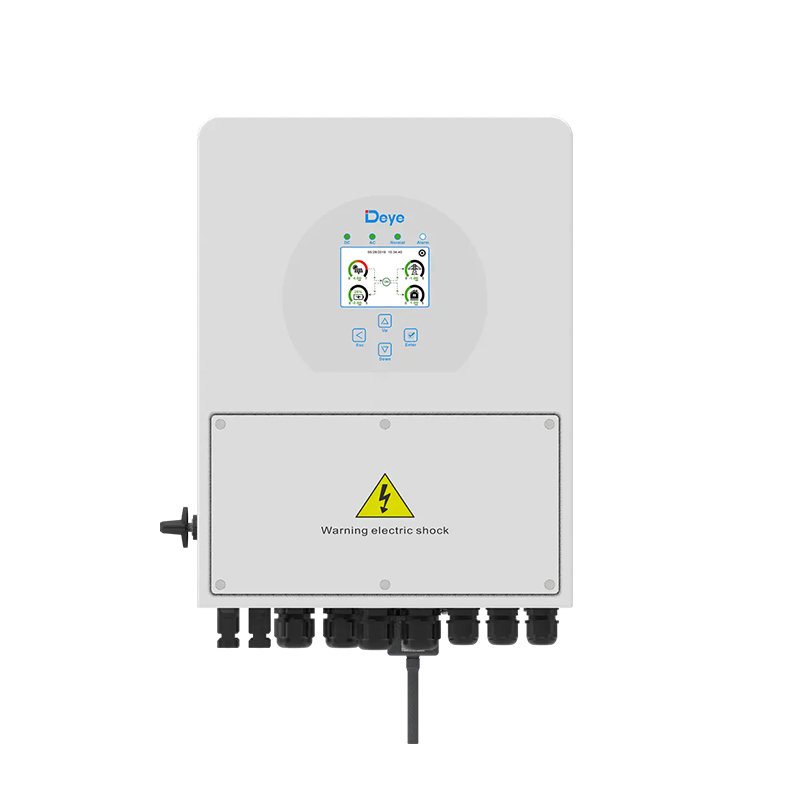 Hoeveel panelen kunnen op een deye-omvormer van 5 kW worden aangesloten?